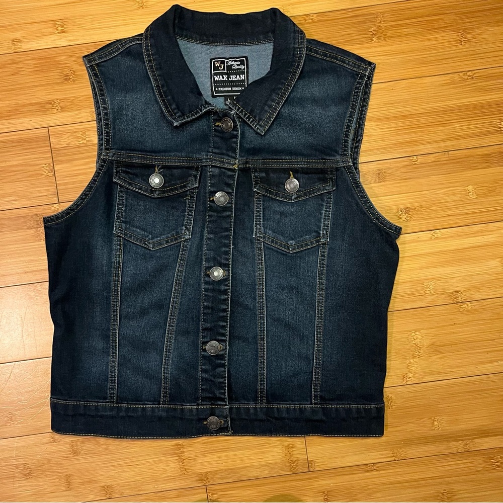 Wax Jean Denim Vest